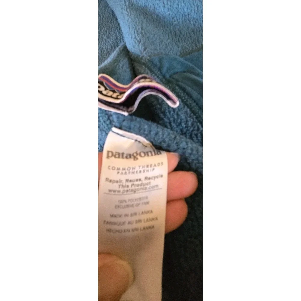 Patagonia Youth Boys Girls Medium Size 12 Better Sweater Zip Jacket Teal Blue